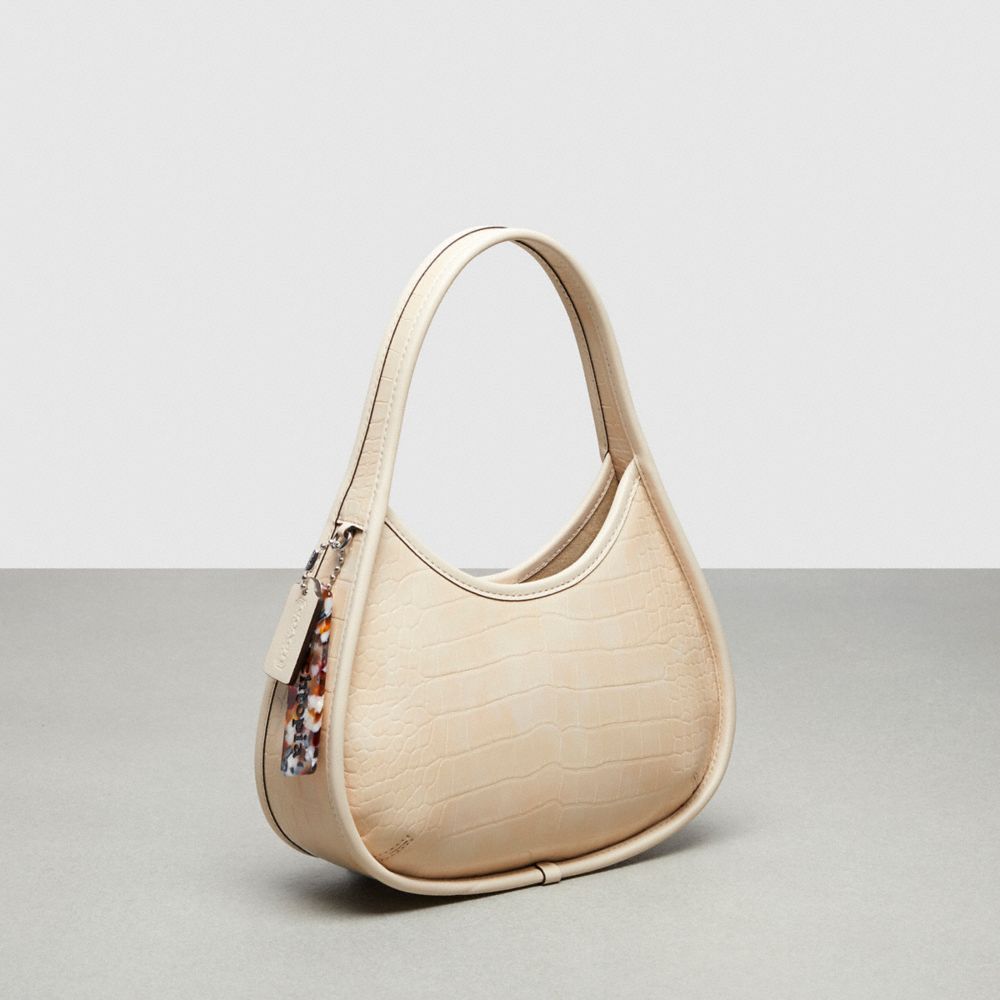 Coach Ergo Bag In Croc Embossed Coachtopia Leather Bege | COH865112