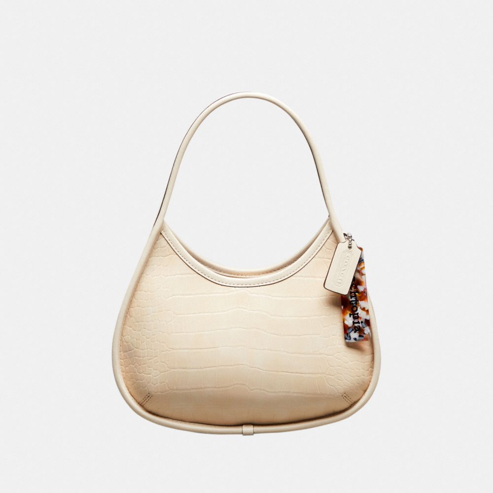 Coach Ergo Bag In Croc Embossed Coachtopia Leather Bege | COH865112