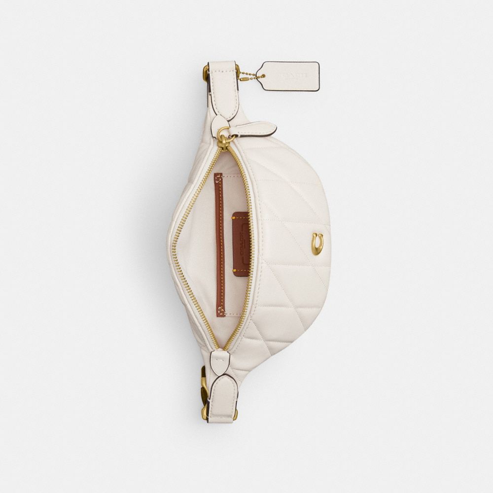 Coach Essential Belt Bag With Pillow Quilting Branco | COH865442