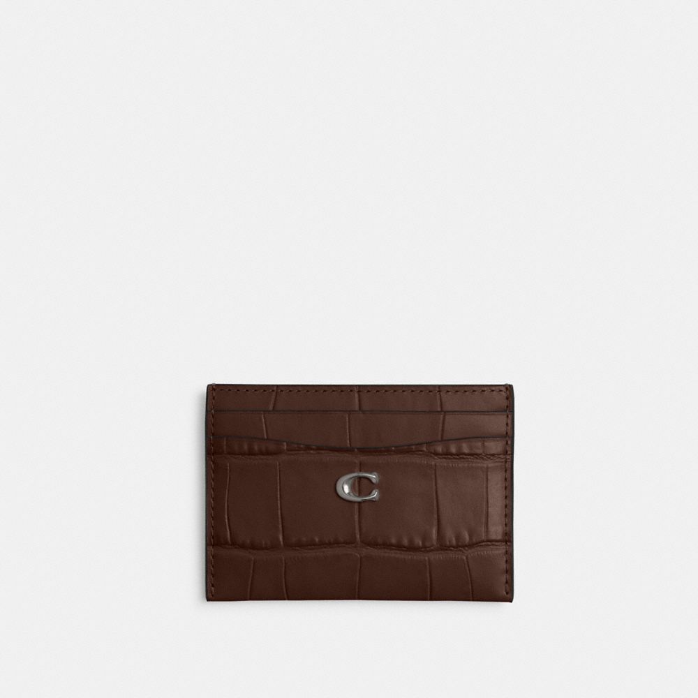 Coach Essential Card Case Prateadas | COH865651