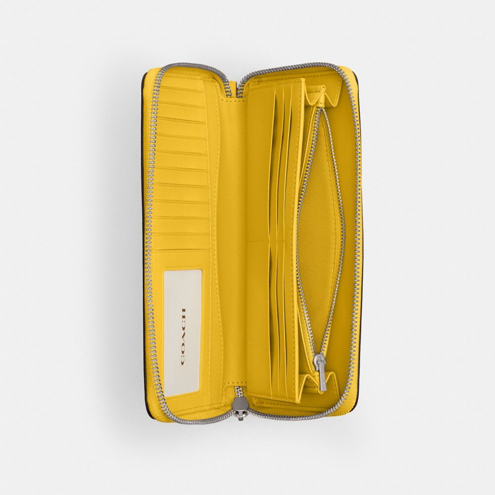 Coach Essential Continental Wallet Prateadas | COH865498
