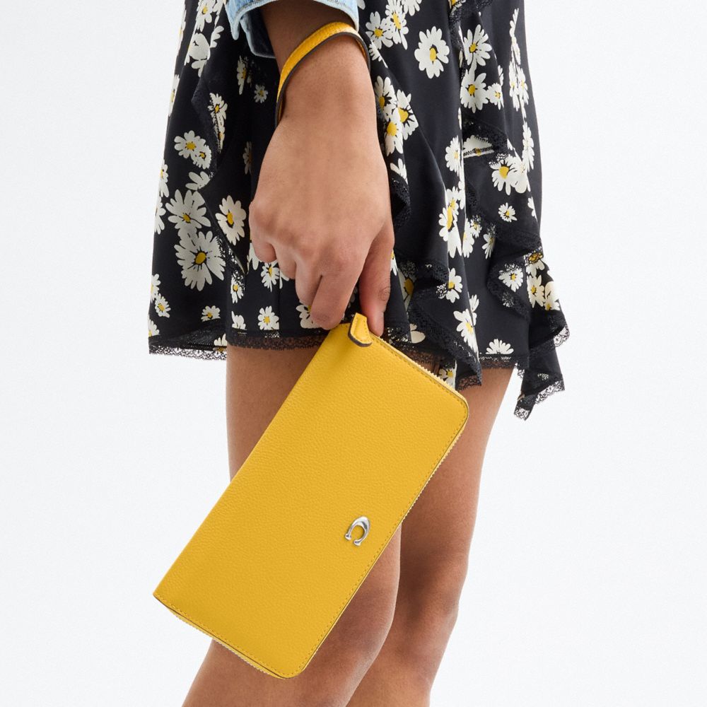 Coach Essential Continental Wallet Prateadas | COH865498