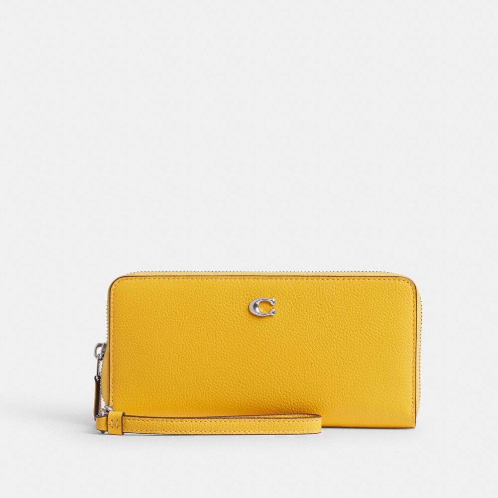Coach Essential Continental Wallet Prateadas | COH865498