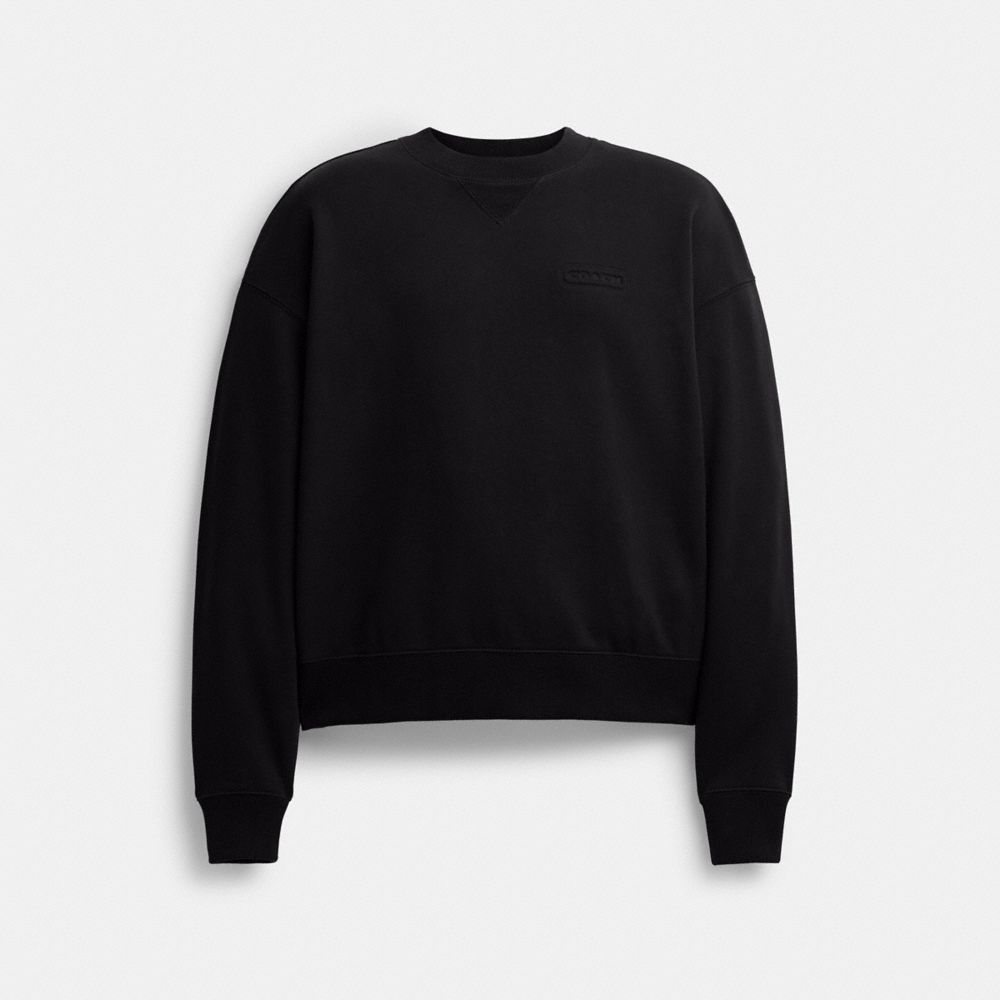 Coach Essential Crewneck Pretas | COH865955