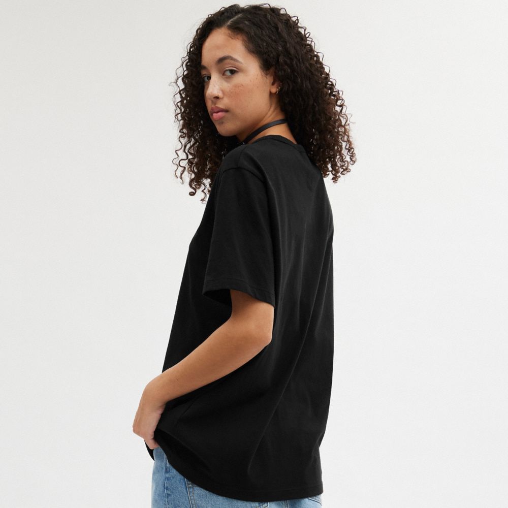 Coach Essential T Shirt Pretas | COH866914