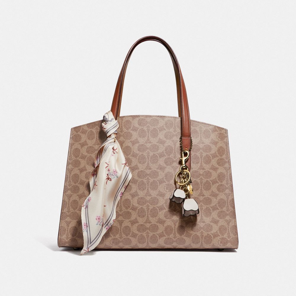 Coach Essential Tea Rose Bag Charm Douradas | COH866465