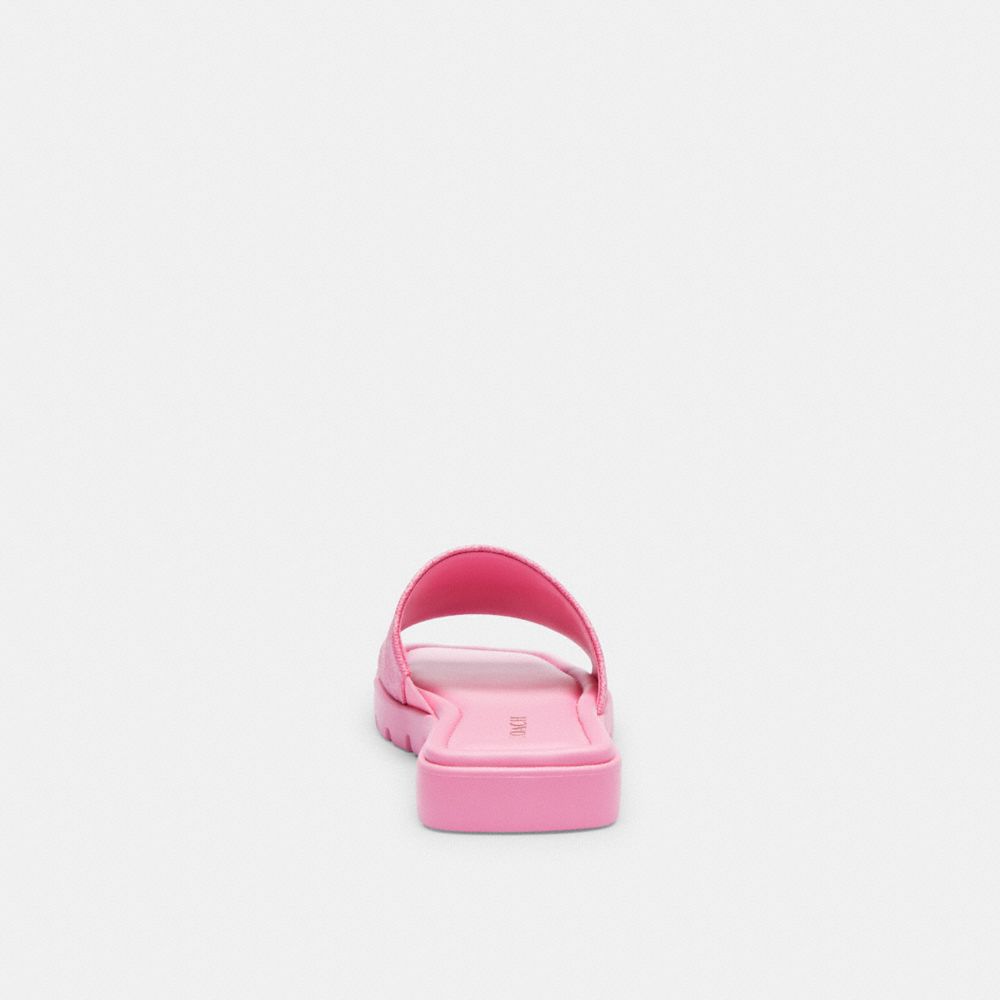 Coach Florence Sandal In Signature Canvas Rosa | COH865868