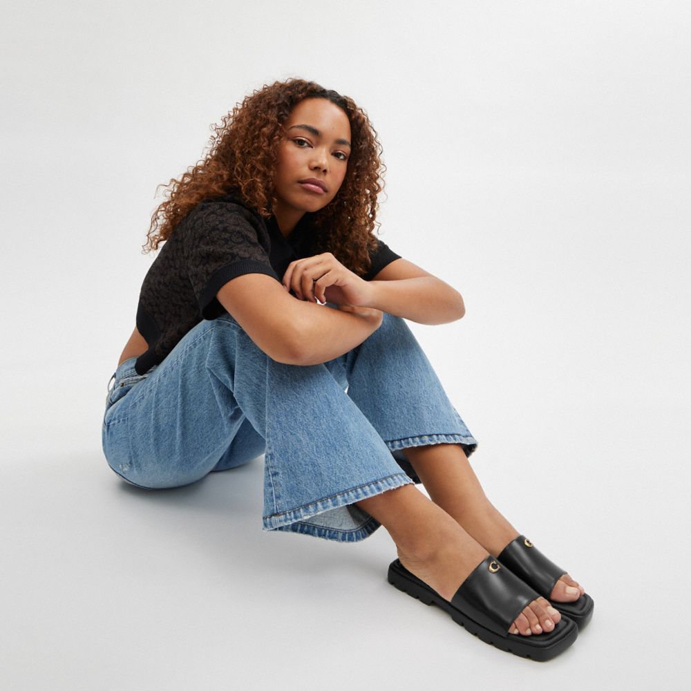 Coach Florence Sandal Pretas | COH865846