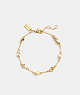 Coach Garden Charms Bracelet Douradas Multicoloridas | COH866129