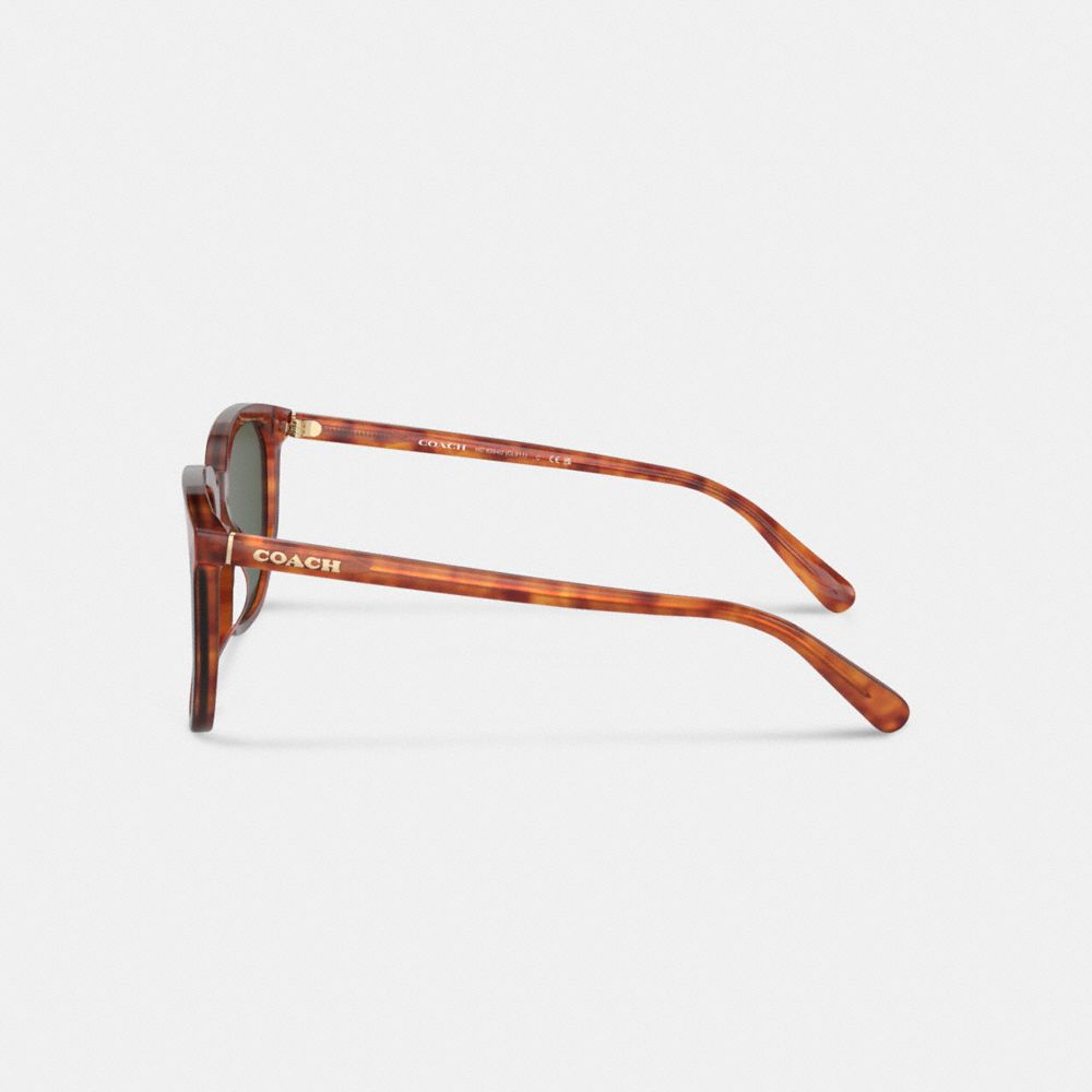 Coach Geometric Square Sunglasses Verdes | COH867059