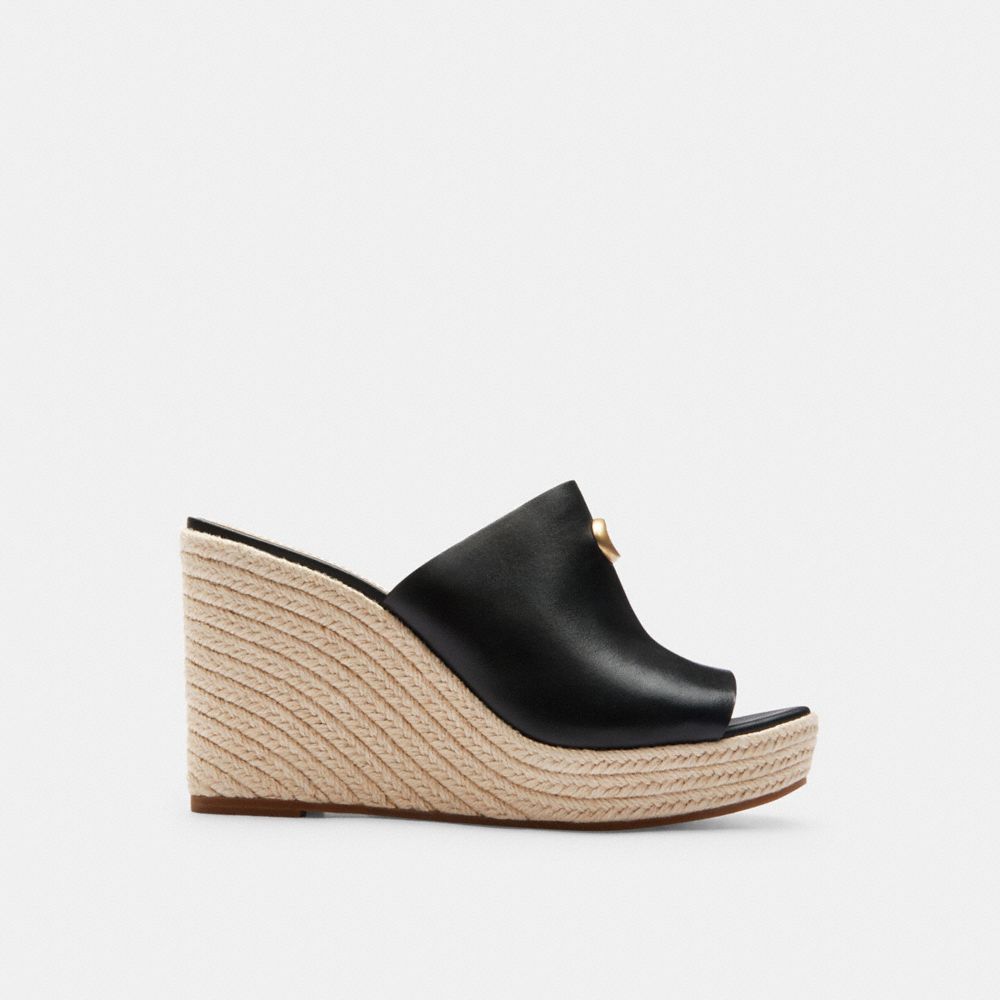 Coach Gloria Wedge Pretas | COH865734