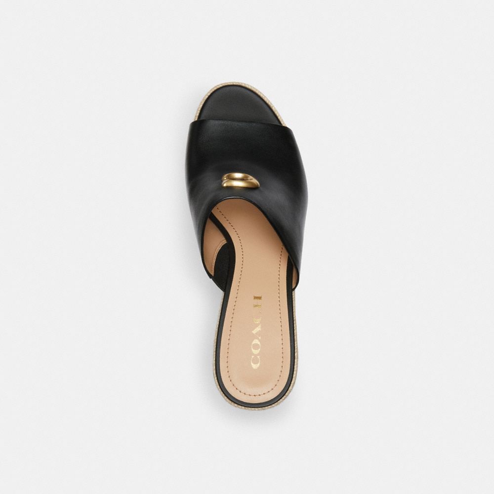 Coach Gloria Wedge Pretas | COH865734