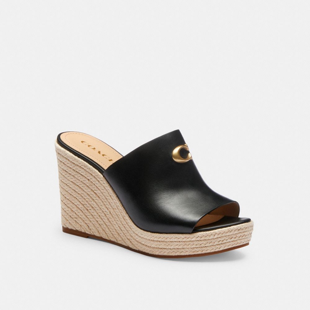 Coach Gloria Wedge Pretas | COH865734