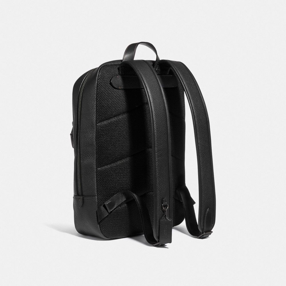 Coach Gotham Backpack Pretas Cobre Pretas | COH866501