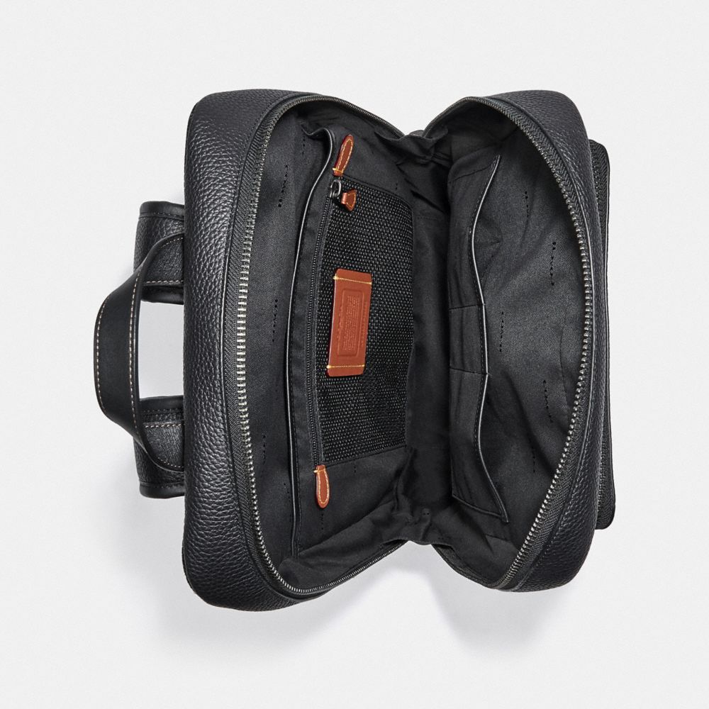 Coach Gotham Backpack Pretas Cobre Pretas | COH866501