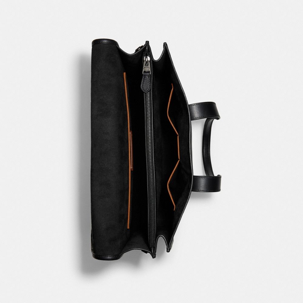 Coach Gotham Portfolio Bag Pretas Cobre Pretas | COH866534