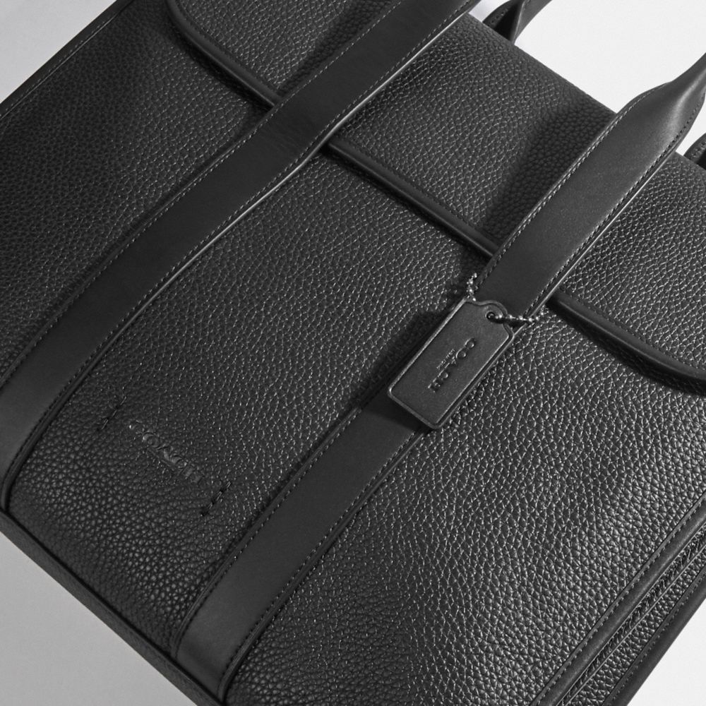 Coach Gotham Portfolio Bag Pretas Cobre Pretas | COH866534