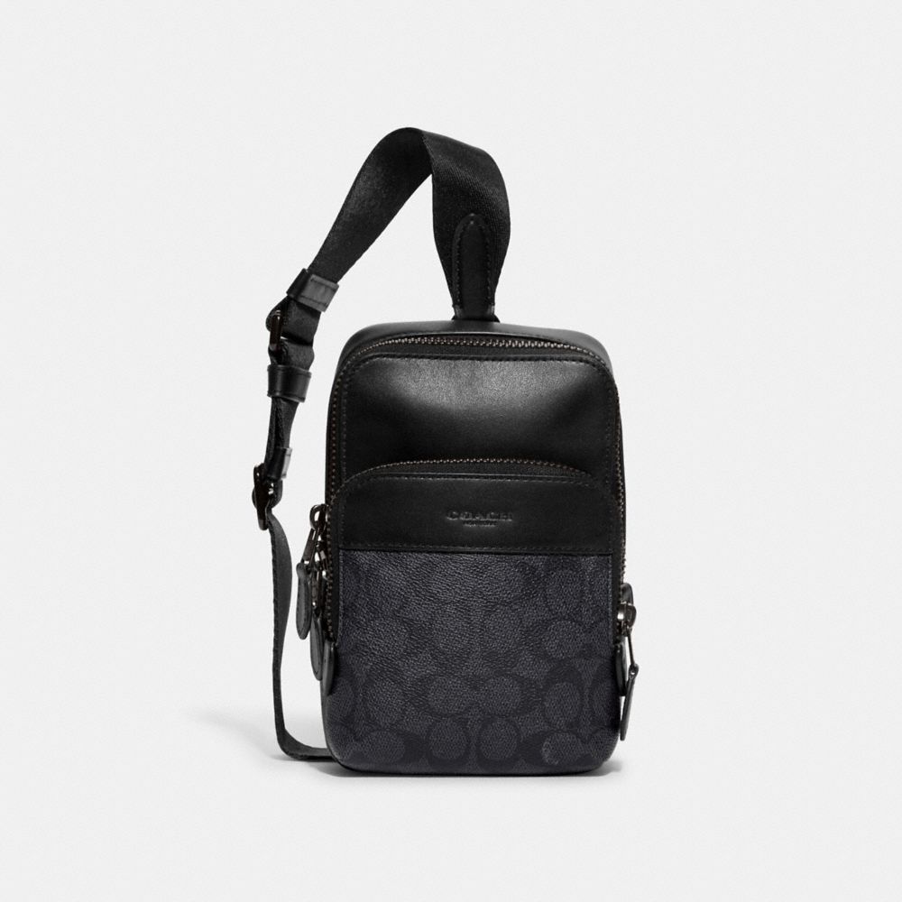 Coach Gotham Sling Pack 13 In Signature Canvas Cinzentas | COH866495