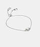 Coach Halo Heart Slider Bracelet Prateadas | COH866184