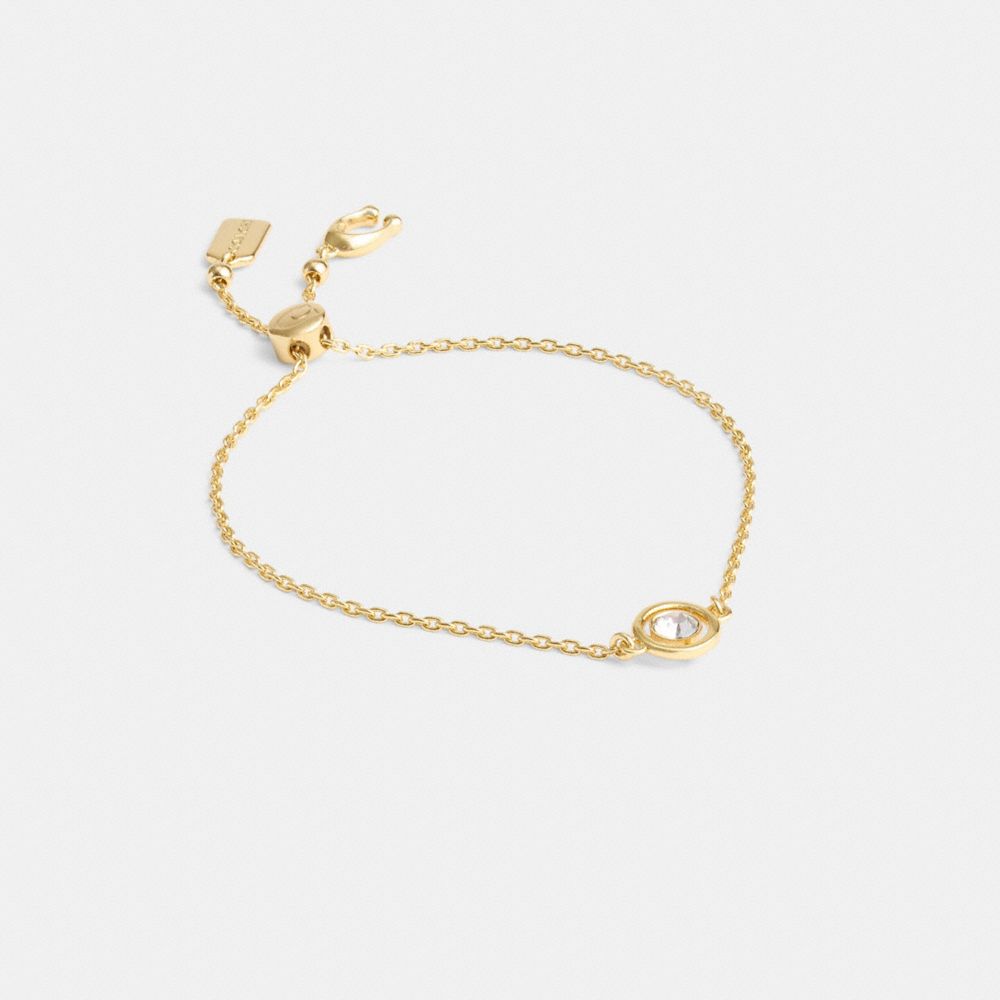 Coach Halo Round Slider Bracelet Douradas | COH866134