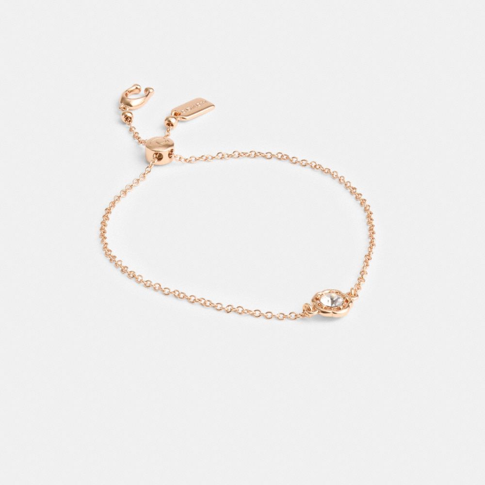 Coach Halo Tea Rose Slider Bracelet Rosa Douradas | COH866128
