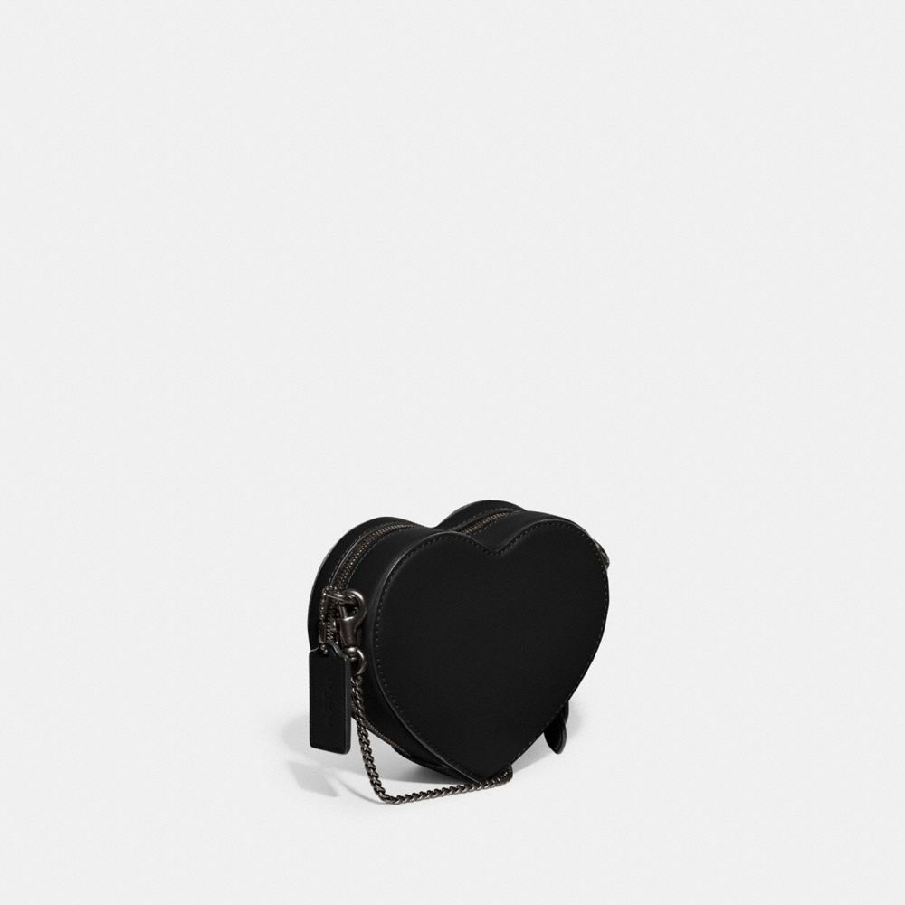 Coach Heart Crossbody Bag 14 Azuis Cinzentas Pretas | COH865321