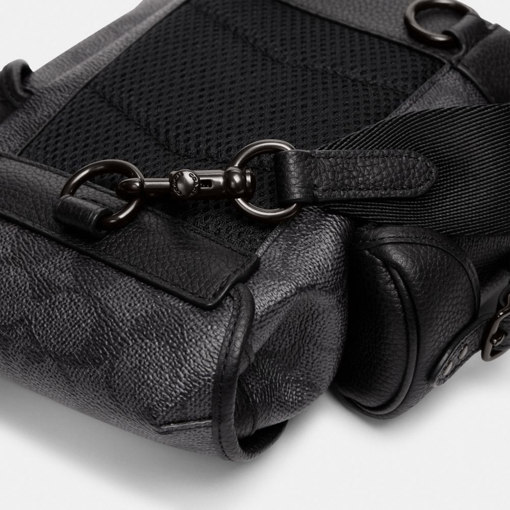 Coach Hitch Backpack 13 In Signature Canvas Cinzentas | COH866492