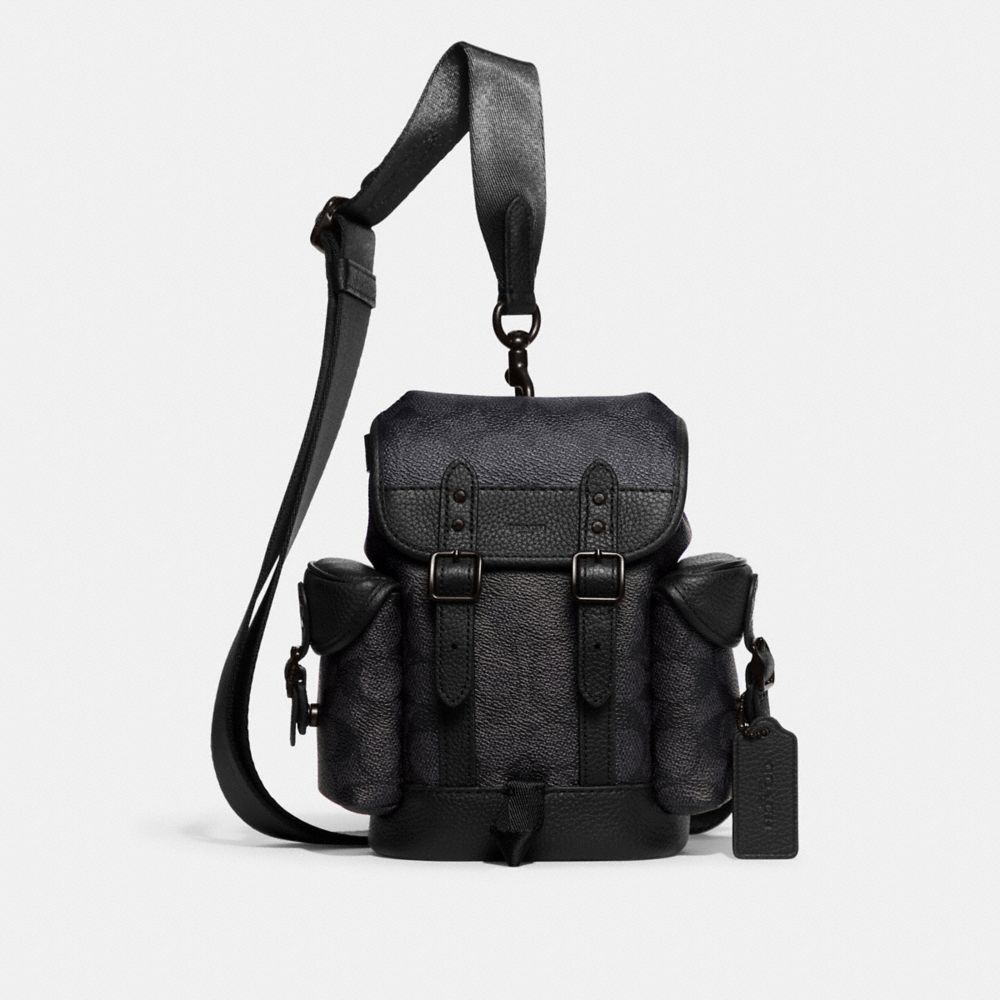 Coach Hitch Backpack 13 In Signature Canvas Cinzentas | COH866492
