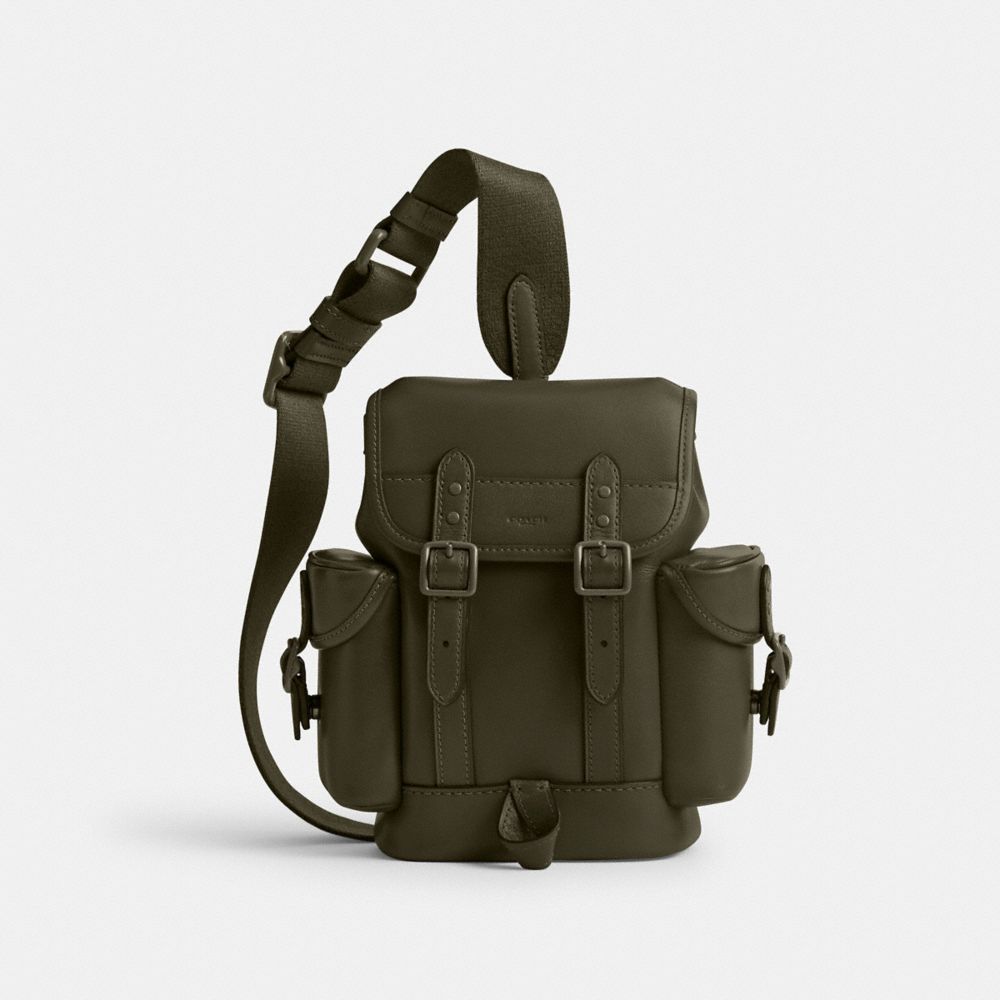 Coach Hitch Backpack 13 Verdes | COH866582