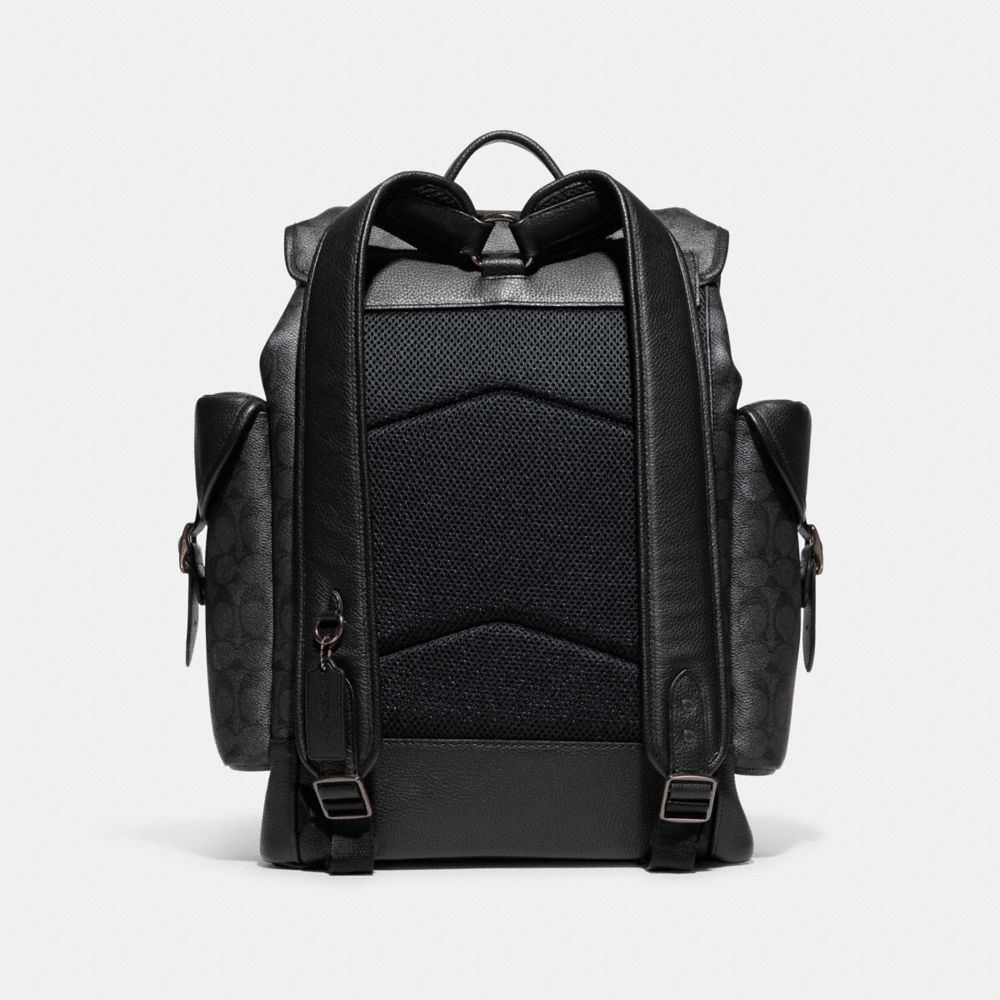 Coach Hitch Backpack In Signature Canvas Cinzentas | COH866506