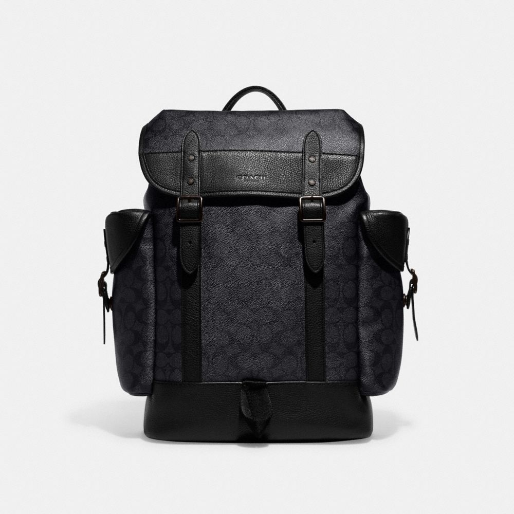 Coach Hitch Backpack In Signature Canvas Cinzentas | COH866506