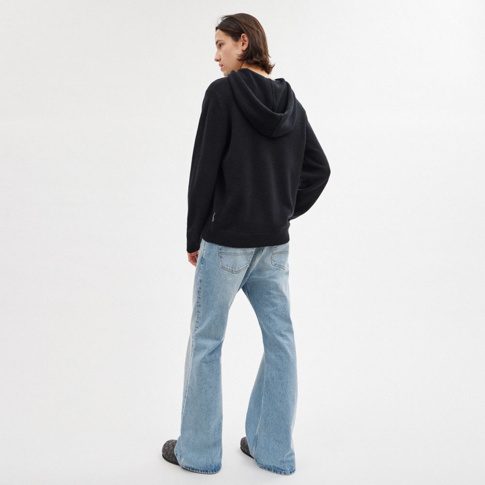 Coach Hooded Sweater Pretas | COH866888