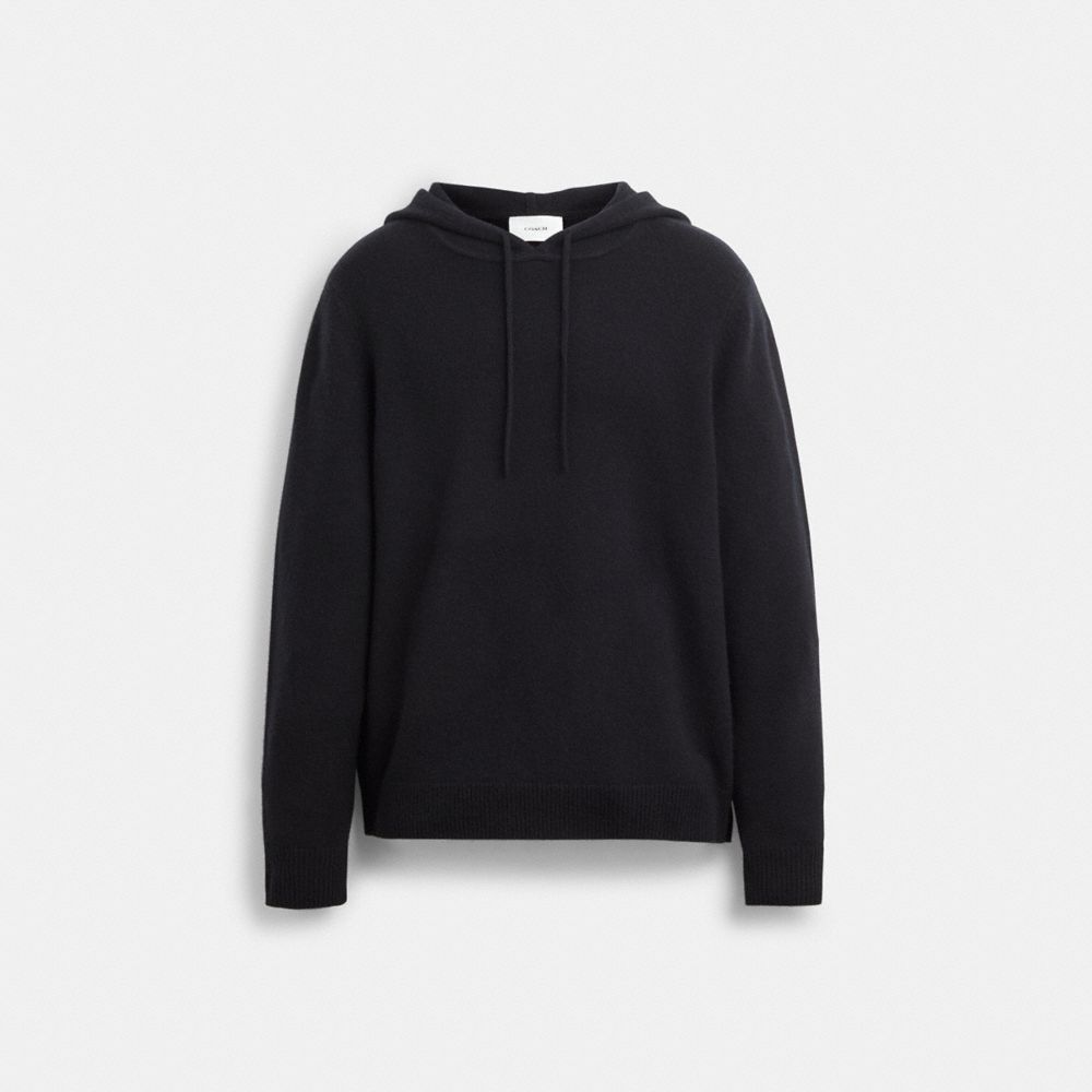 Coach Hooded Sweater Pretas | COH866888