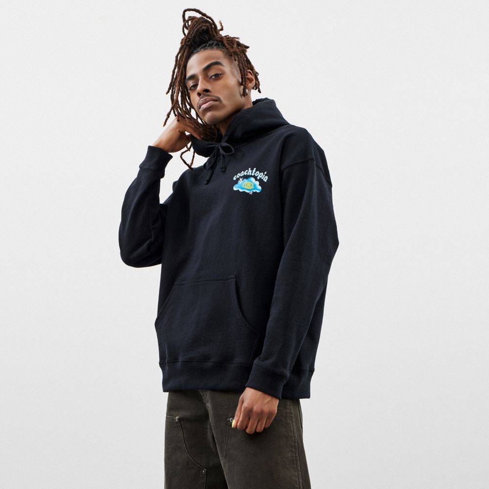 Coach Hoodie: Best Friends Bunny Pretas | COH865964