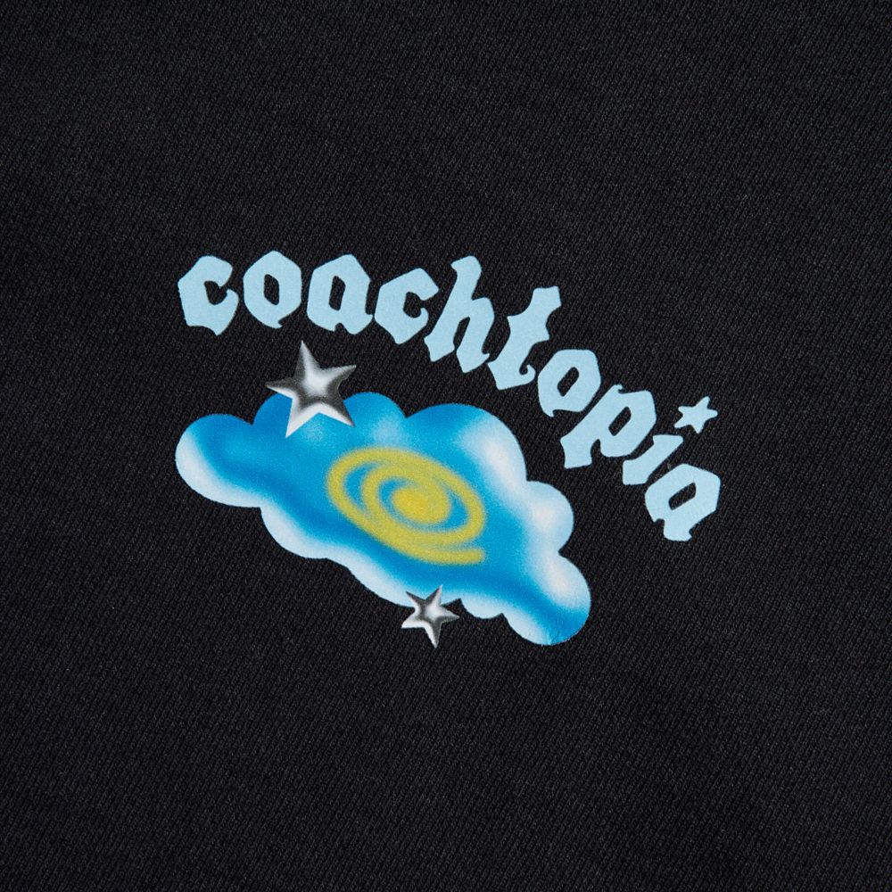 Coach Hoodie: Best Friends Bunny Pretas | COH866894