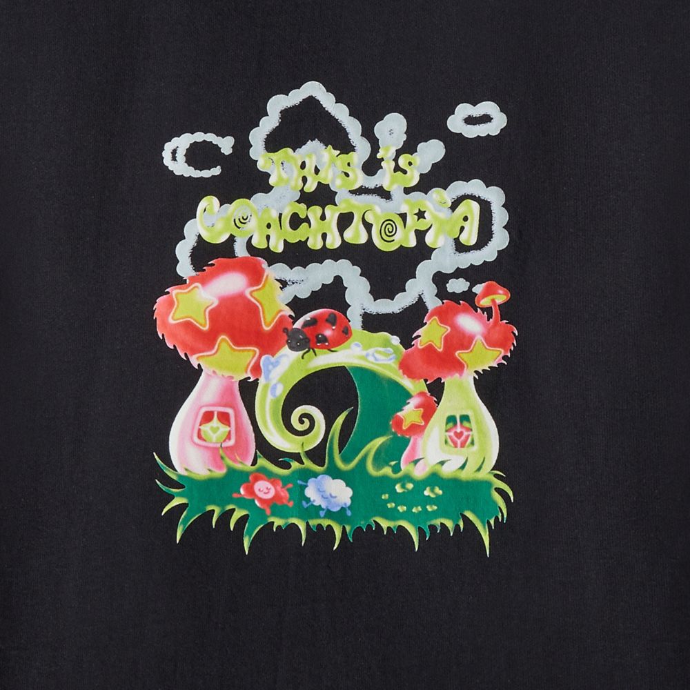 Coach Hoodie In 98% Recycled Cotton: This Is Coachtopia Pretas | COH866897