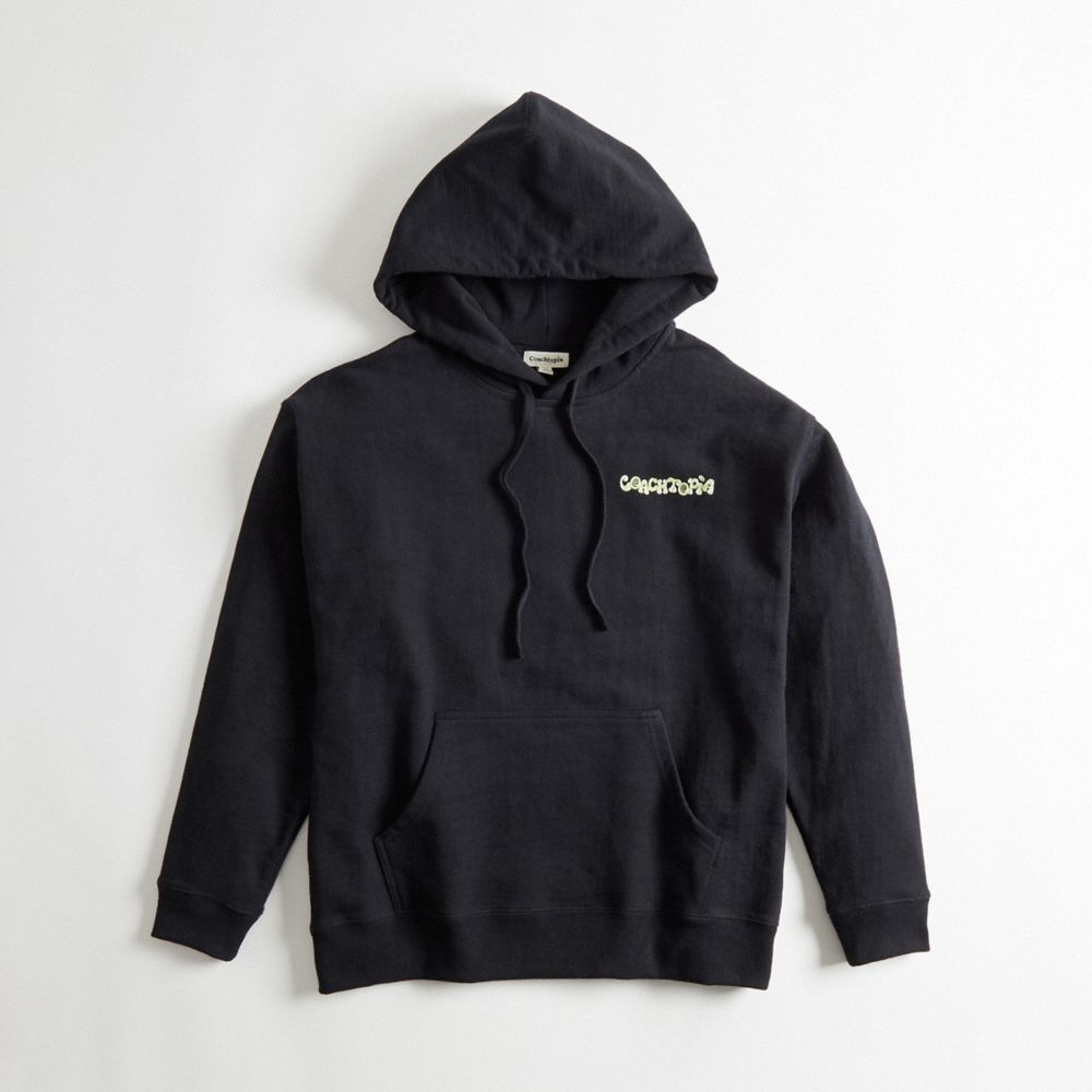 Coach Hoodie In 98% Recycled Cotton: This Is Coachtopia Pretas | COH866897