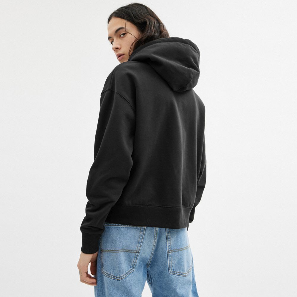 Coach Hoodie Sweatshirt Pretas | COH866905