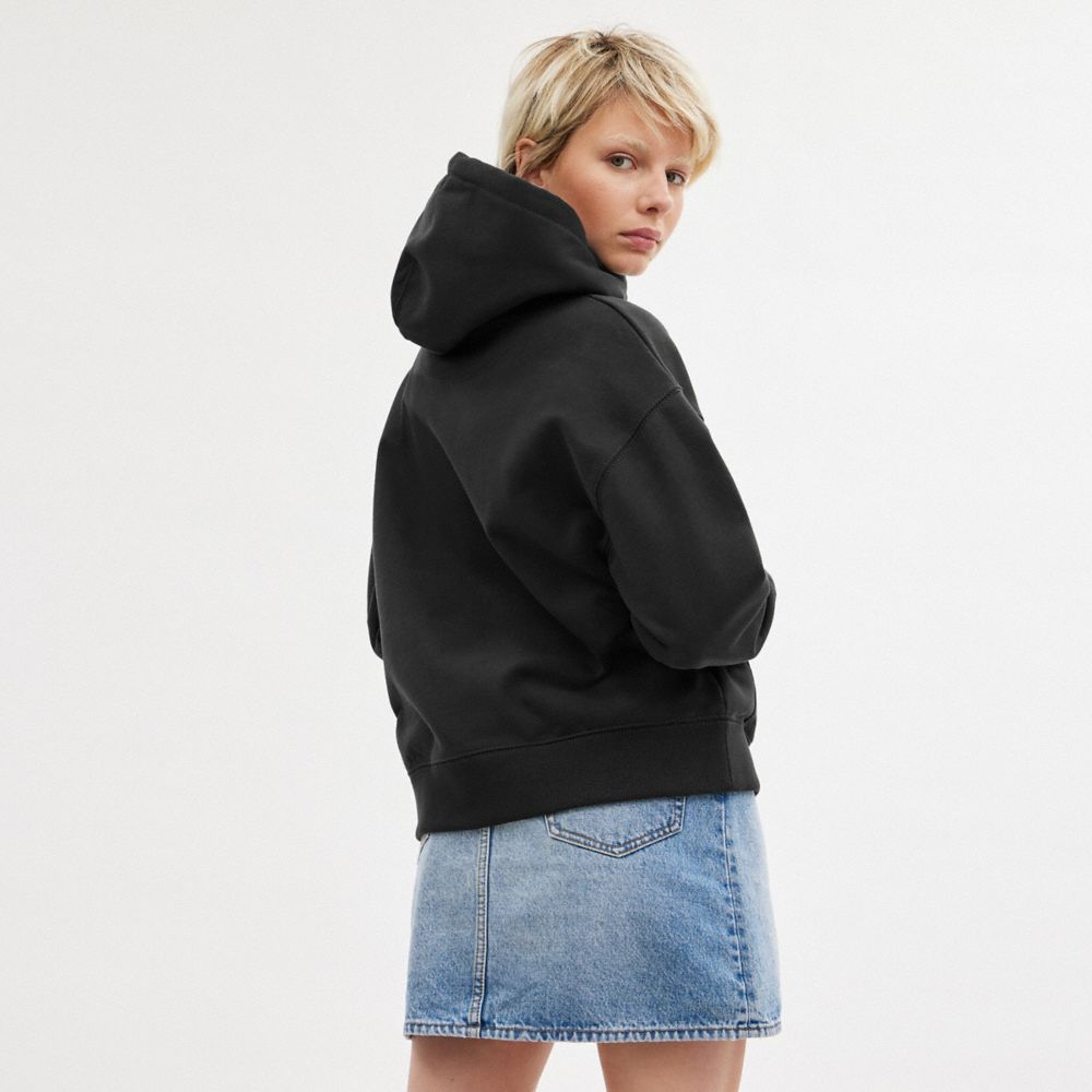 Coach Hoodie Sweatshirt Pretas | COH866905
