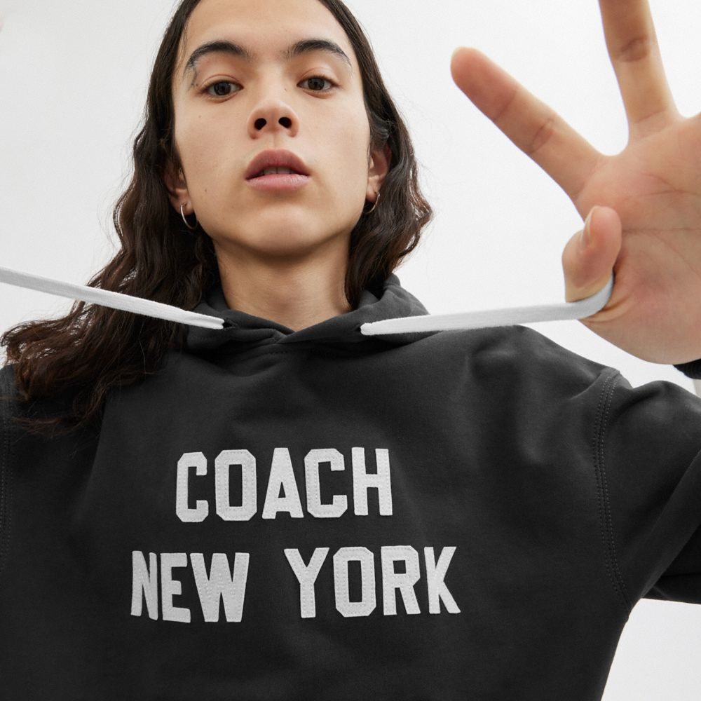 Coach Hoodie Sweatshirt Pretas | COH866905