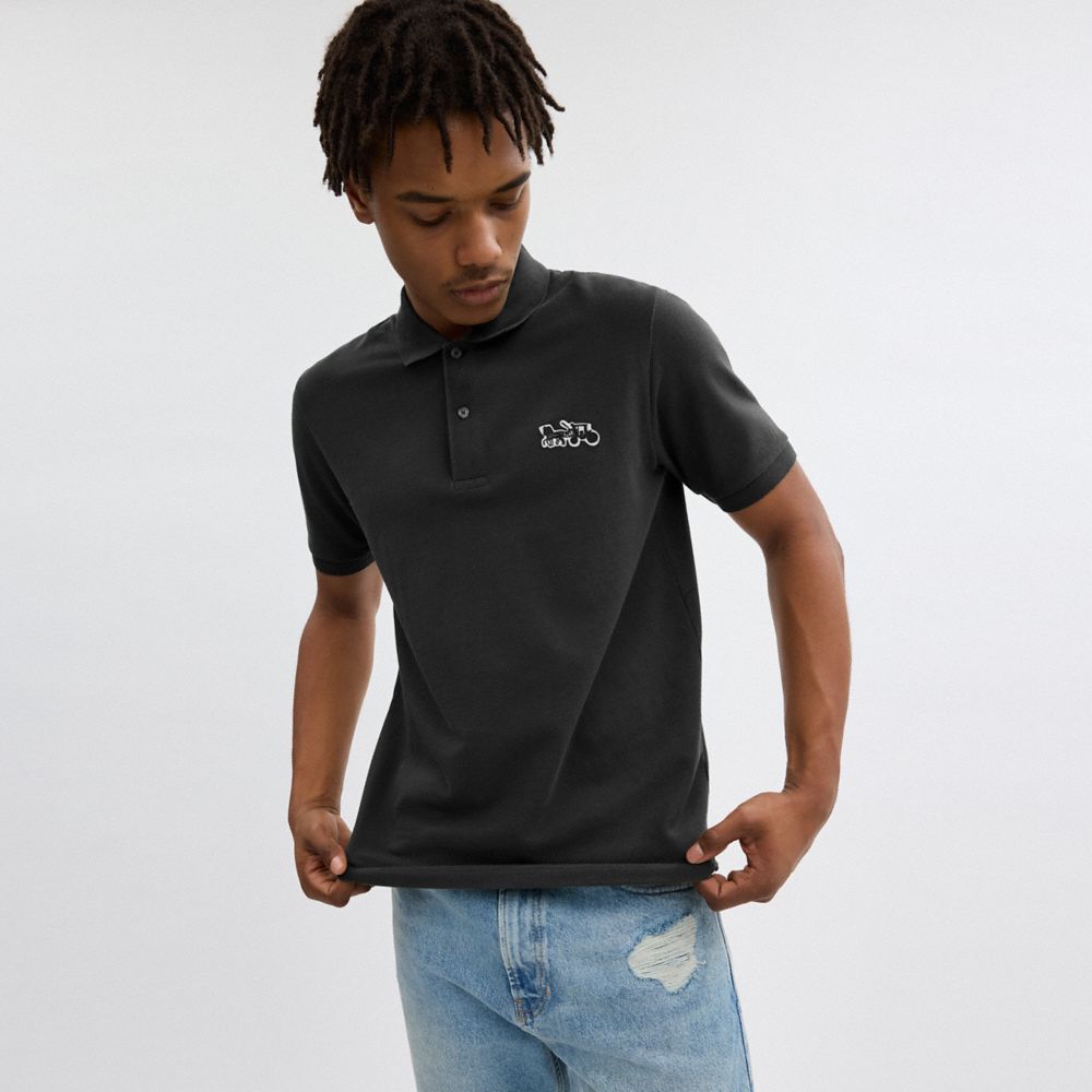 Coach Horse And Carriage Classic Polo Pretas | COH866901