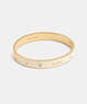 Coach Horse And Carriage Enamel Hinged Bangle Douradas | COH866205