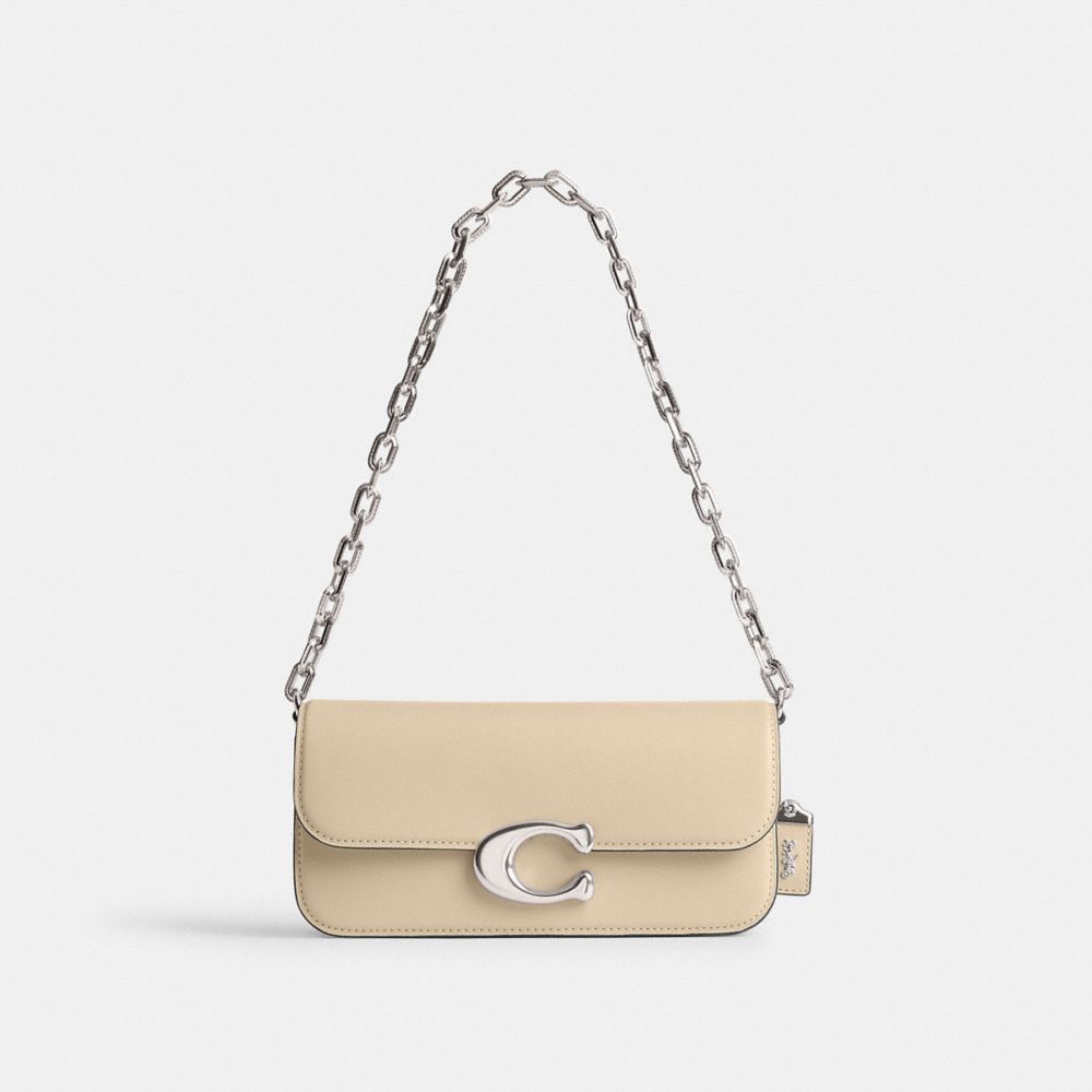 Coach Idol Bag 23 Prateadas Branco | COH864809