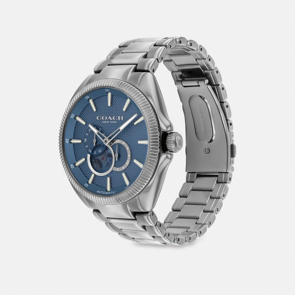 Coach Jackson Automatic Watch, 45 Mm Cinzentas Azuis | COH866962