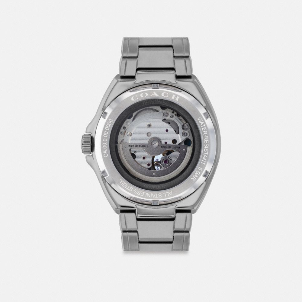 Coach Jackson Automatic Watch, 45 Mm Cinzentas Azuis | COH866962