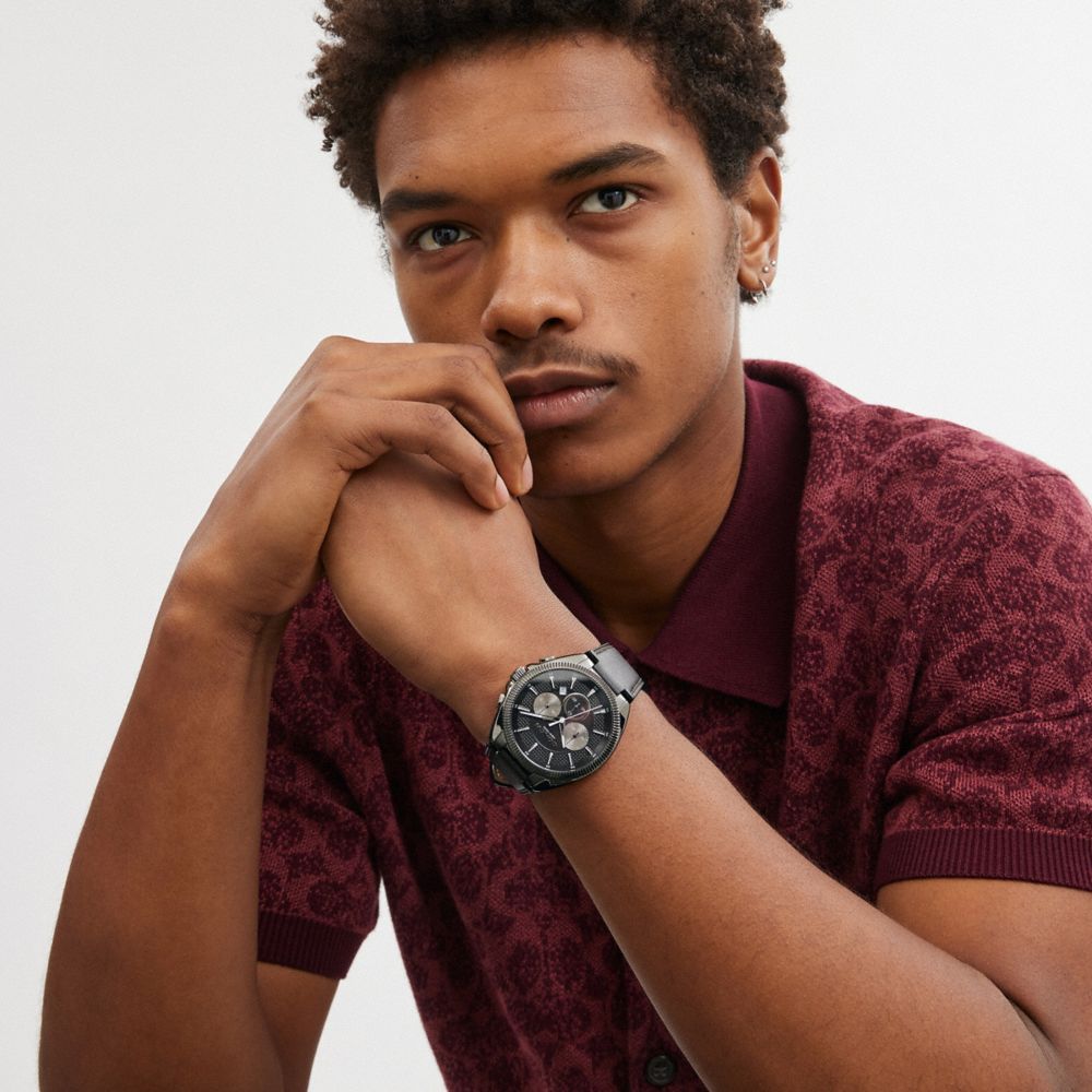 Coach Jackson Watch, 45 Mm Marrom | COH866985
