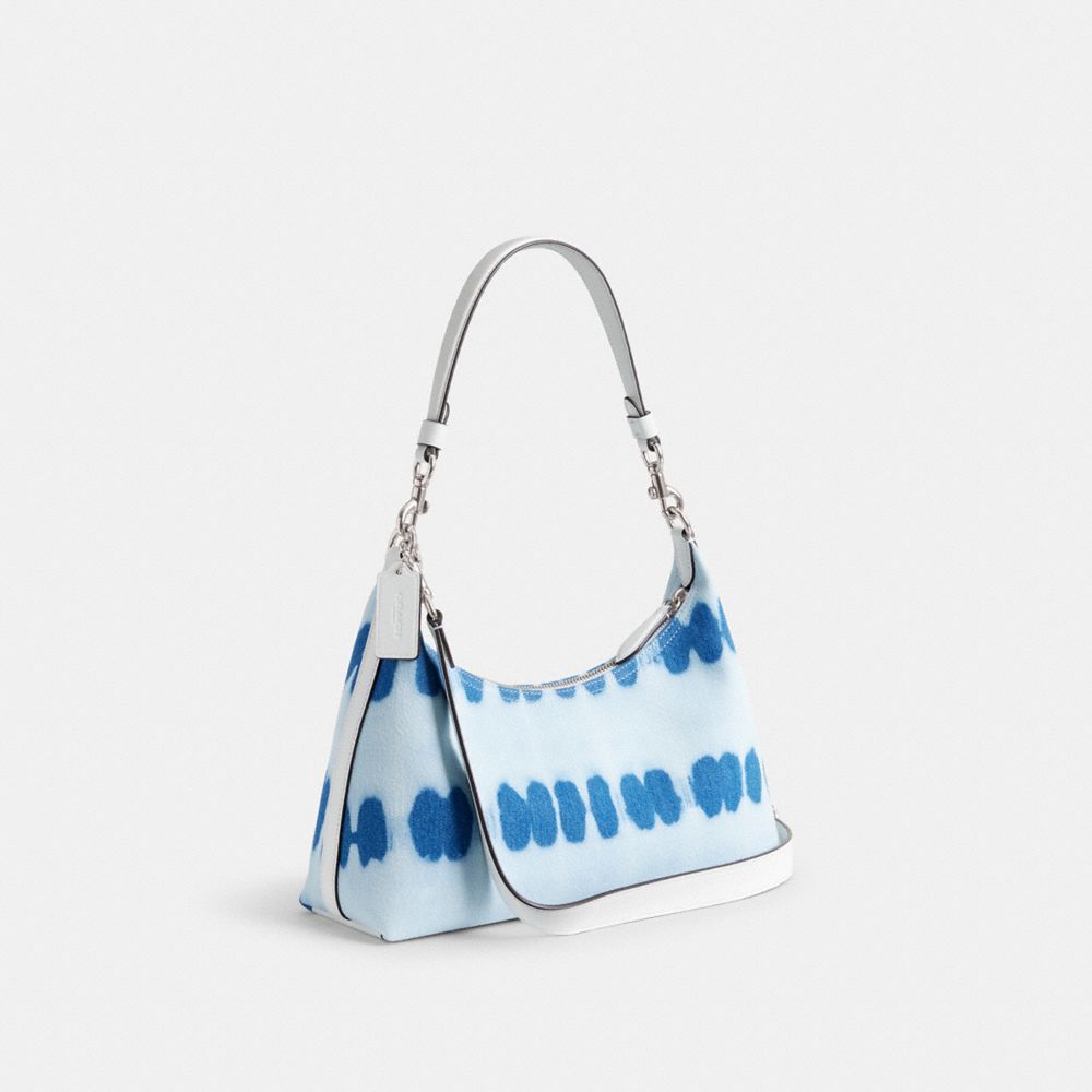 Coach Juliet Shoulder Bag With Tie Dye Prateadas Azuis Multicoloridas | COH864957