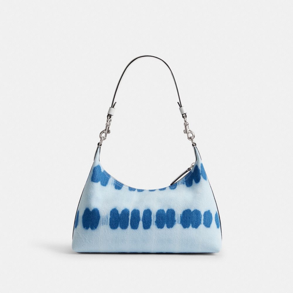 Coach Juliet Shoulder Bag With Tie Dye Prateadas Azuis Multicoloridas | COH864957