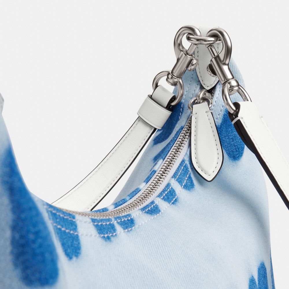 Coach Juliet Shoulder Bag With Tie Dye Prateadas Azuis Multicoloridas | COH864957