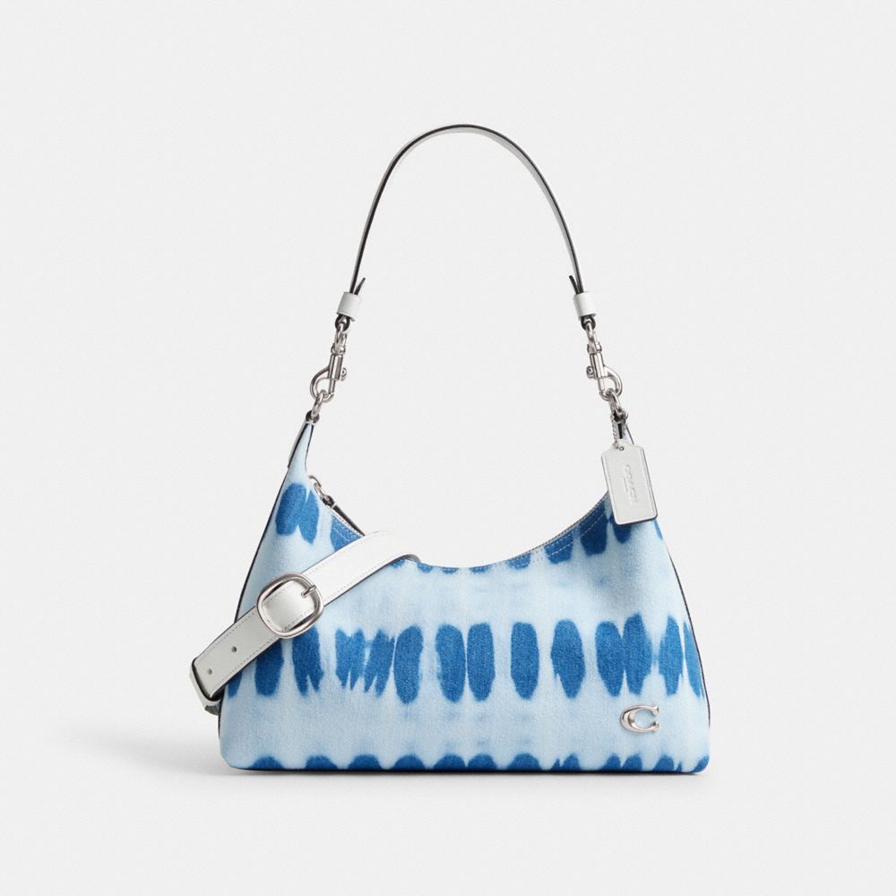 Coach Juliet Shoulder Bag With Tie Dye Prateadas Azuis Multicoloridas | COH864957